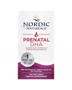 Nordic Naturals, пренатальная ДГК, без добавок, 830 мг, 90 капсул Nordic Naturals, пренатальная ДГК, без добавок, 830 мг, 90 капсул